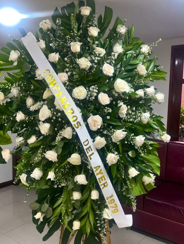 corona funebre a domicilio en Cali